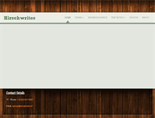 Tablet Screenshot of hirschwrites.com